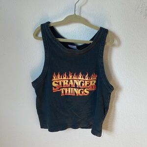 Zara kids Stranger Things cropped tank 13/14T